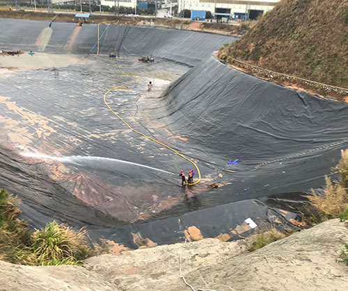 博鳌镇废水池清理
